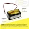 Exell Battery Baby Monitor Battery Fits Summer Infant 02090 0209A 0210A EBE-143 - alternate 6
